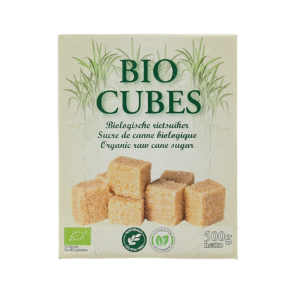 Hygiena Cubes rietsuikerklontjes bio 500 Gram