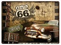 Wandplaat Route 66 Drive - thumbnail