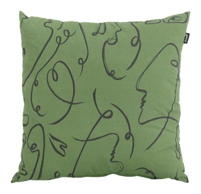 Hartman Tuinkussen 'Faces' 50 x 50cm, kleur Groen Hartman Tuinkussen 'Faces' 50 x 50cm, kleur Groen