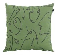 Hartman Tuinkussen 'Faces' 50 x 50cm, kleur Groen - thumbnail