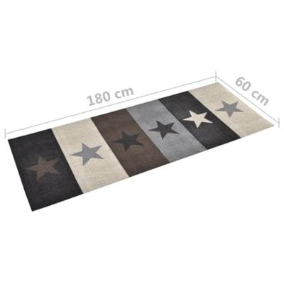 Keukenmat wasbaar Stars 60x180 cm