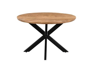 Livingfurn Ronde Eettafel 'Jesper' Mangohout, 120cm