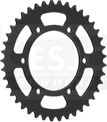 ESJOT Chain wheel 520 44z steel black