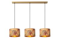 Lucide TANSELLE - Hanglamp - 3xE27 - Multicolor - thumbnail