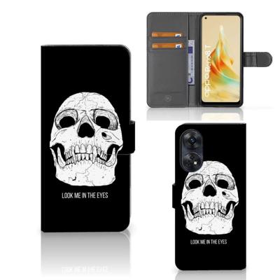 Telefoonhoesje met Naam OPPO Reno8 T 4G Skull Eyes Telefoonhoesje met Naam OPPO Reno8 T 4G Skull Eyes