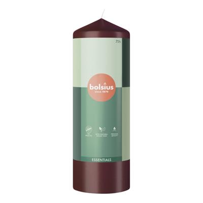 Bolsius Stompkaars 200/68 velvet red 1 Stuks