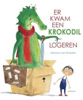 WPG Uitgevers Er kwam een krokodil logeren prentenboek - thumbnail
