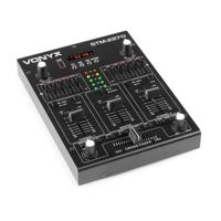 Vonyx STM2270 4-kanaals mixer met effecten, BT, SD, USB & MP3 - thumbnail