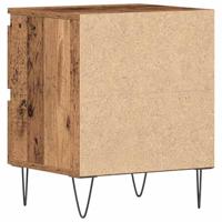 Nachtkastje 2 pcs Oud hout 40 x 35 x 50 cm Bewerkt hout - thumbnail