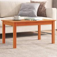 Salontafel 80x50x40 cm massief grenenhout wasbruin - thumbnail