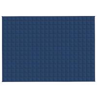 Verzwaringsdeken 155x220 cm 7 kg stof blauw - thumbnail