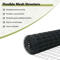 VidaXL Euro hek grijs 1 x 10 m pvc-gecoat ijzer - thumbnail