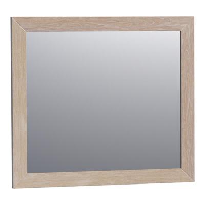 Brauer Citrine Spiegel - 80 cm - Rechthoekig - Lamellen - Eiken Wit Frame