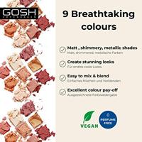Gosh Eyedenity Shadow Palette 8 g Oogschaduw - thumbnail