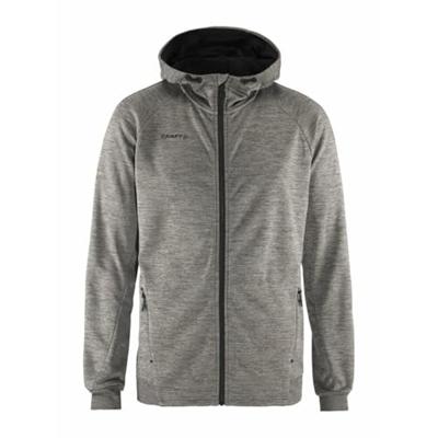 Craft 1909132 Adv Unify Fz Hood Men - Dk Grey Melange - XL