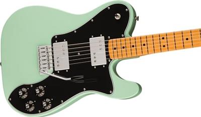 Fender Vintera II 70s Telecaster Deluxe MN Surf Green elektrische gitaar met deluxe gigbag