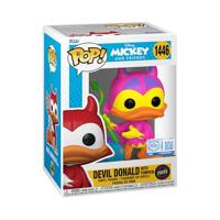 Disney Mickey and Friends Funko Pop Vinyl: Devil Donald with Pumpkin - thumbnail