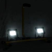 VidaXL Spotlight met handvat led 2x10 w koudwit - thumbnail