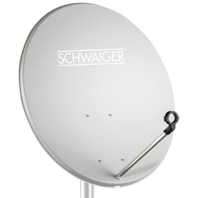 Schwaiger 42 cm satellietschotel lichtgrijs