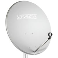 Schwaiger 42 cm satellietschotel lichtgrijs - thumbnail