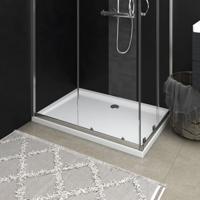 VidaXL Douchebak rechthoekig 80x110 cm abs wit - thumbnail