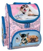 Cleo & Frank rugzak meisjes 15 liter polyester roze/blauw - thumbnail