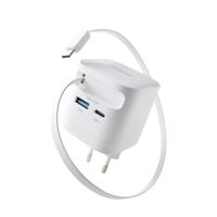 Intenso Intenso Power Adapter W65ACIC GaN white USB-oplader 65 W 1x USB-C Wit Thuis - thumbnail