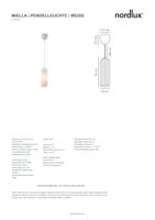 Nordlux Moderne hanglampMiella wit - 2412523001 - thumbnail