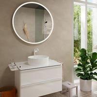 Hansgrohe Tecturis S 240 Fine CoolStart ééngreeps wastafelmengkraan met PushOpen, mat wit - thumbnail