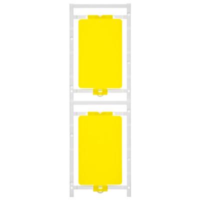 Weidmüller 1138410000 CC 85/54 MC NE GE Apparaatmarkering Montagemethode: Plakken Markeringsvlak: 54 x 85 mm Geel Aantal markeringen: 10 10 stuk(s)