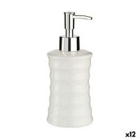 Zeepdispenser Berilo Wit Metaal Keramisch Golven 260 ml (12 Stuks) - thumbnail
