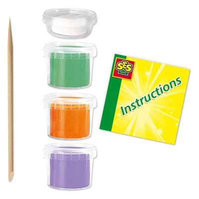 Plasticine Spel SES Creative (6 Onderdelen) (4 Stuks)