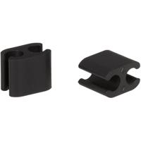 Elvedes kabelclips duo pvc 4,1 mm + 5,0 mm zwart (50 stuks) - thumbnail