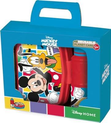 Picknickhouder met Fles Mickey Mouse CZ11277 380 ml 17 cm Plastic