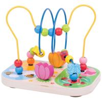 Bigjigs houten motoriekspiraal flower - thumbnail