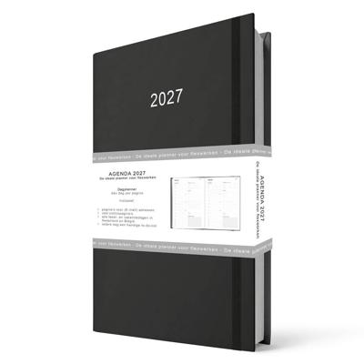 Thuiswerkagenda 2027 A5 Zwart Thuiswerkagenda 2027 A5 Zwart