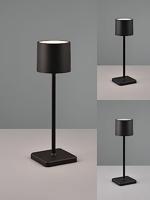 Trio Oplaadbare tafellampFernandez zwart - R54096132 - thumbnail