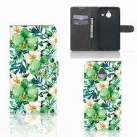Microsoft Lumia 640 XL Hoesje Orchidee Groen - thumbnail