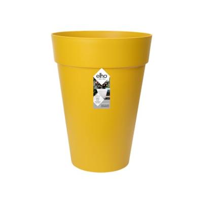 Elho loft urban bloempot rond hoog 35 cm oker