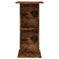 Aquariumstandaard 60,5x36x72,5 cm bewerkt hout gerookt eiken - thumbnail