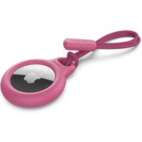 Belkin AirTag houder met bandje (stevige, beschermende houder voor Air Tag, accessoire dat beschermt tegen krassen), roze - thumbnail