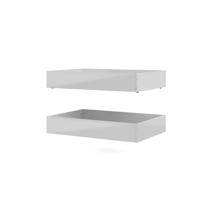 Opberglades Naia - hoogglans wit (2 stuks) - thumbnail