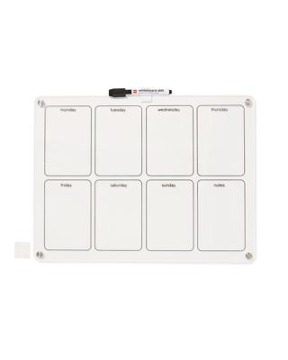 HEMA Whiteboard met marker en magneten 40x30cm week