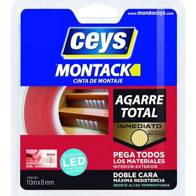 Plakband Ceys Montack (10 m x 8 mm) Plakband Ceys Montack (10 m x 8 mm)