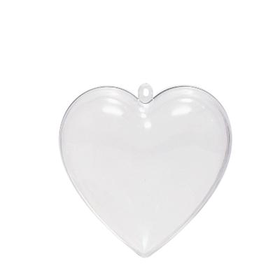 Vaessen Creative • plastic hart 2-delig 8cm 250pcs