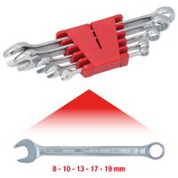 KS Tools 517.0045 517.0045 Ring-steeksleutelset Sleutelbreedte (metrisch) 8 - 19 mm - thumbnail