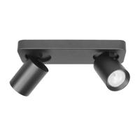 Highlight Spot Oliver 2 lichts balk zwart - thumbnail