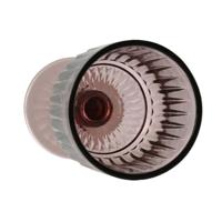 Set van bekers Home ESPRIT Roze Kristal 8 x 8 x 14,5 cm (6 Stuks) - thumbnail