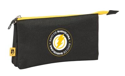 Pennenetui met 3 vakken Kings League Rayo de barcelona Zwart 22 x 12 x 3 cm Pennenetui met 3 vakken Kings League Rayo de barcelona Zwart 22 x 12 x 3 cm