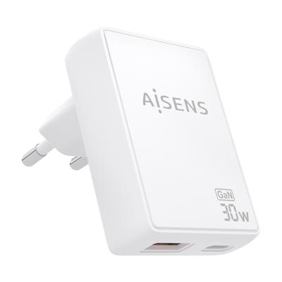 Oplader Aisens ASCH-30W2P074-W Wit 30 W